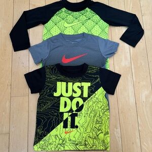 Set of 3 Nike boys shirts size 2 T